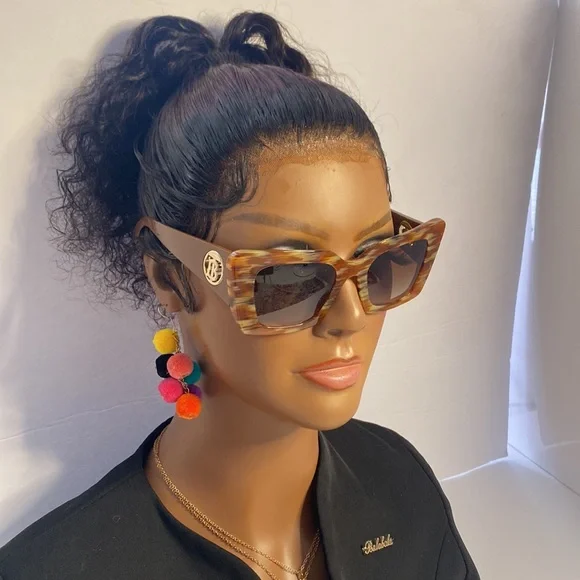 New - BE4344 BURBERRY SUNGLASSES B4344 BROWN CAT EYE NEW BURBERRY BE4344 3940/13 BROWN CAT EYE SUNGLASSES B 4344  main image 2